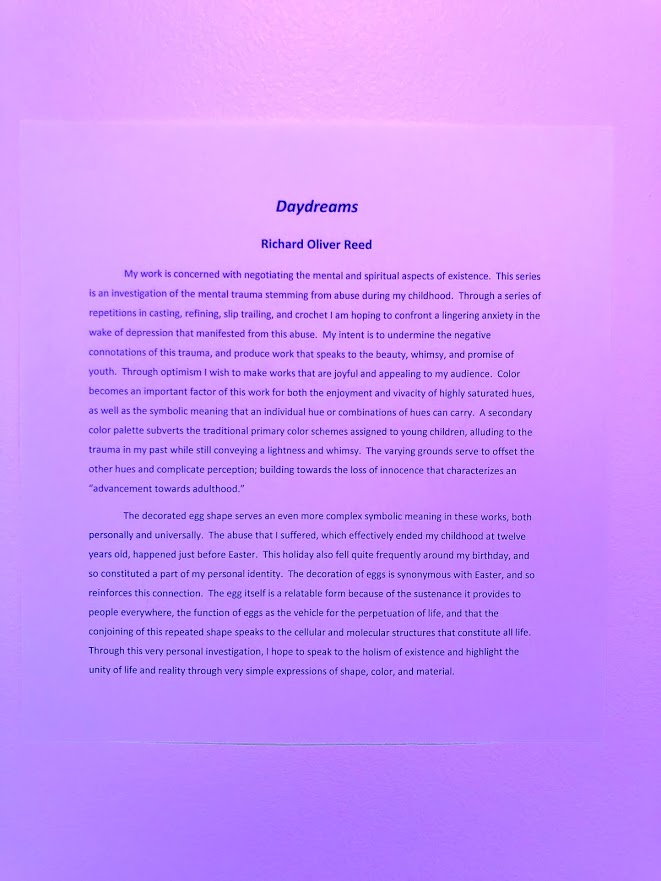 Oliver Reed: Daydreams - March 18th - 22nd, 2019